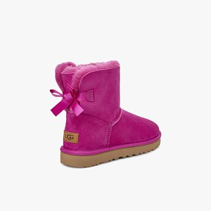 Ugg Mini Bailey Bow II Klassiska Stövlar Dam Rosa (784621IOF)